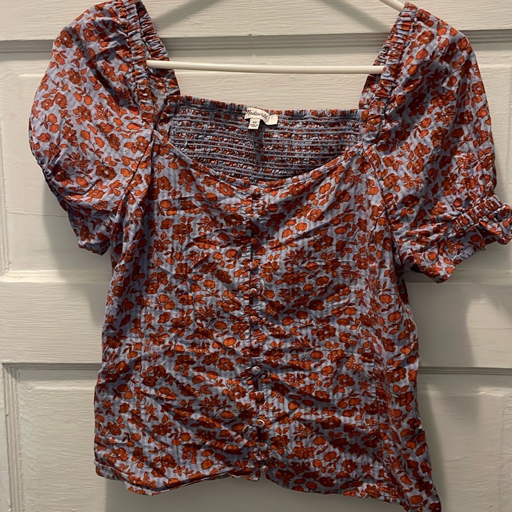 Madewell floral top